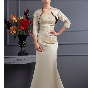 Dress for a mother of the bride.  Comes with jacket